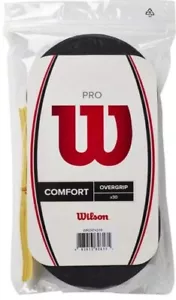 Brand New Wilson Pro Overgrip Comfort 30 Pack Tennis Over Grip - Black - Picture 1 of 1