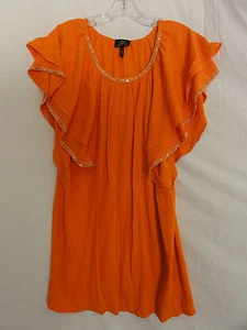 Faith batwing sleeveless orange top size XS - Picture 1 of 7