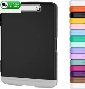 8.5x11 Inch Heavy Duty Clipboards with Storage Pen Holder for Teachers Work.. - Picture 1 of 12