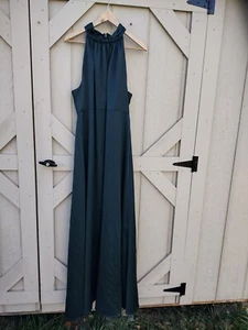 New BHLDN Sachin & Babi Esme High Neck Satin Dress Size 22W - Picture 1 of 13