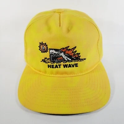 Volcom Hat Cap Mens Strapback Yellow Camo Shark Graphic Print Logo Skate Surf - Image 1 of 4