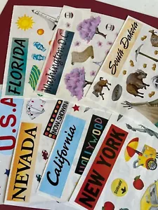 Creative Memories - 4" x 5" Block Aufkleber Sightseeing USA | Europa | Kanada - Bild 1 von 19