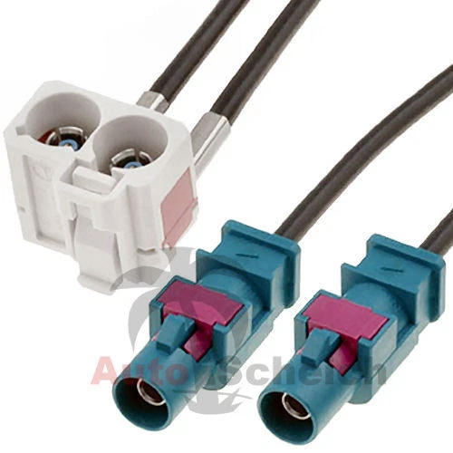 Antenna Diversity Adattatore per VW Skoda Seat Rns Rcd 210 310 510 Switch Fakra - Immagine 1 di 1