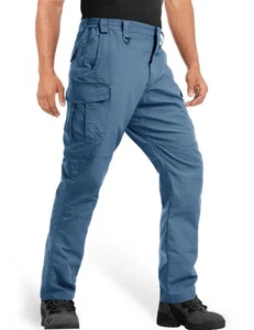 Cargo Pants for Men with Pockets Stretch Pants Travel Pants Mens Hiking Pants... - Picture 1 of 6