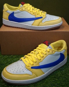 Jordan 1 Retro Low OG SP 'Travis Scott Canary' (Size 10M/11.5W) VNDS/Super Clean - Picture 1 of 13