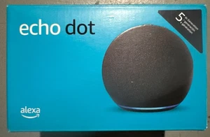 AMAZON ECHO DOT 5a gen. ALTOPARLANTE INTELLIGENTE (C2N6L4) - Antracite - NUOVO DI ZECCA - Foto 1 di 1