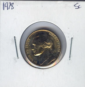 1978-P Jefferson Nickel Stempelglanz - Bild 1 von 2