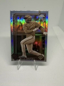 2025 Topps Chrome #74 Luis De Los Santos Sepia Refractor (RC) - Picture 1 of 1