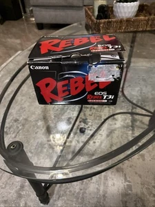 CANON Open Box EOS REBEL T3i W/ EFS 18-55 is ll  & KIT LENS & Box Manual - Picture 1 of 18