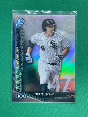 2017 Bowman Bowman Scouts' Top 100 #BTP-47 Zack Collins - Image 1 of 2