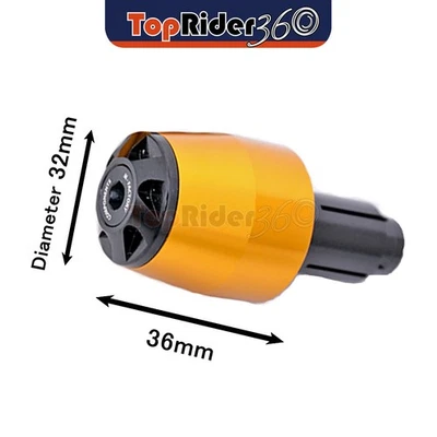 GOLD CNC Bar End Sliders BE2J For Suzuki Katana GSX 600F 750F 89-06 05 04 03 - Image 1 of 4