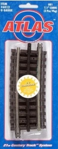 Atlas 6012 O81 1/3 Curve Track - 2 Sections - Picture 1 of 2