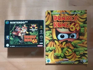 NINTENDO N64 - DONKEY KONG 64 mit SPIELEBERATER, OVP Anleitung Modul CIB - Bild 1 von 21