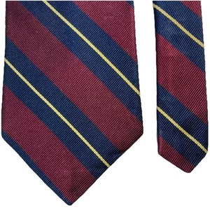 Bert Pulitzer Sammleredition Herren Repp Krawatte Ancient Madder Seide Vintage EUC - Bild 1 von 7