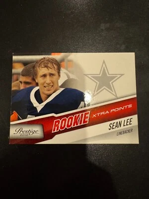 Sean Lee 2010 Prestige Xtra Points Red Rookie RC #32/100 Dallas Cowboys - Image 1 of 2