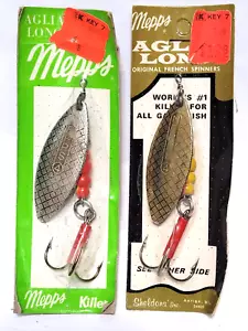 Vintage Sheldon's / Mepps Aglia Long Spinners, #4, NOS - Picture 1 of 4