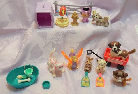 VINTAGE * Littlest Pet Shop * Pets + Accessories * All Generation 1, except 1 Cover