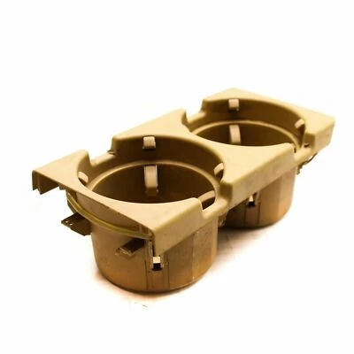 2001 - 2006 BMW E46 CUP HOLDER INTERIOR DRINK TRAY INSERT PANEL BEIGE CONSOLE OE Foto 1 de 4