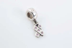 Pandora 925 Silver Breast Cancer Awareness Charm (2.08g.) - Picture 1 of 1