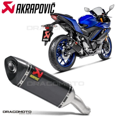 Escape AKRAPOVIC YAMAHA YZF-R25 R3 MT-03 carbono S-Y2SO16-HAPC/1 Foto 1 de 4