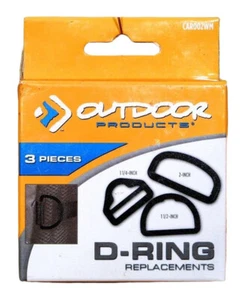 NEU OUTDOOR PRODUKTE CAR002WM-000 D-RING ERSATZ ~ 3 GRÖSSEN 1/4", 1/2" & 2" - Bild 1 von 5