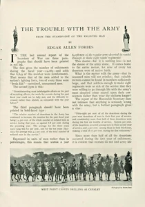 1907 US Army Deserters Military History Recruiting Enlistments Illustrated - Picture 1 of 4