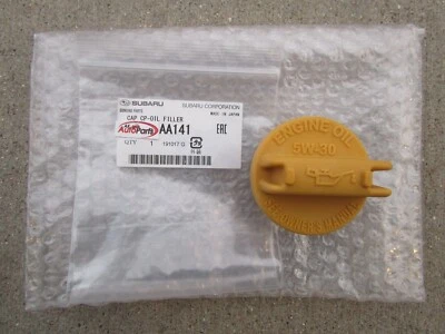 FITS: 15 - 21 SUBARU WRX 2.0L 5W-30 ENGINE OIL FILLER CAP OEM NEW - Image 1 of 3