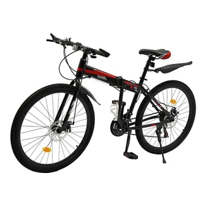 26 Zoll 21 Gang Mountainbike Herren Fahrrad Klapprad mit schutzblech MTB Unisex - Bild 1 von 45