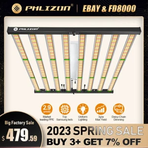 Phlizon FD8000 LED Grow Light espectro completo UV/IR plantas de interior Veg Flower lámpara - Imagen 1 de 30