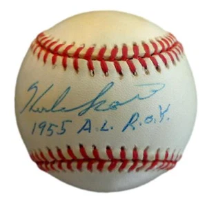 Herb Score Autographed/Inscribed OAL Baseball Cleveland Indians JSA 180874 - Picture 1 of 3