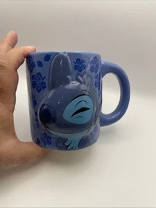 Disney Lilo & Stitch Blue Ceramic 20 Oz Coffee/Tea Mug - Picture 1 of 7