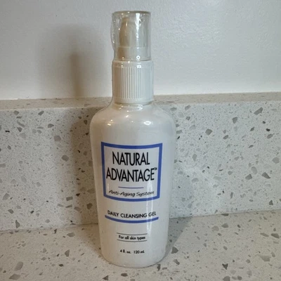 Natural Advantage, Sistema Antienvejecimiento, Gel Limpiador Nuevo Sellado 4 Fl.oz Foto 1 de 4