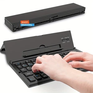 Folding Mini Keyboard Wireless Bluetooth Keyboard For Windows IOS iPad Android - Picture 1 of 10