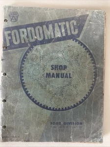 1951 Ford Fordomatic Transmission Dealer Shop Service Repair Manual Original - Foto 1 di 12