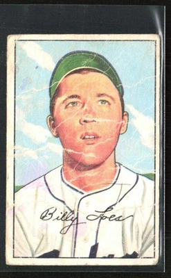 Billy Loes 1952 Bowman RC A #240 Brooklyn Dodgers Foto 1 de 3