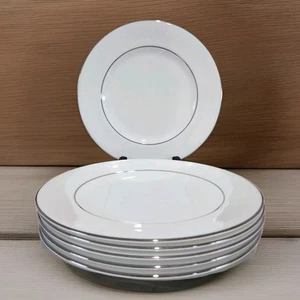 Royal Doulton Signature Platinum Salad Entree Plate x 6 NEW 20cm - Picture 1 of 4