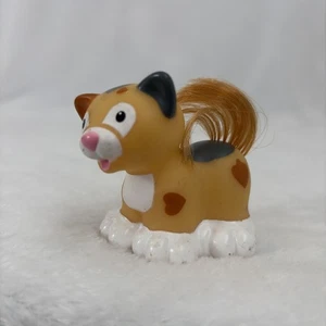Fisher Price Little People Touch 'N Feel Calico Tabby Katze flauschiger Schwanz Spielzeug 2006 - Bild 1 von 6