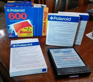 Vintage Polaroid 600 Instant Film 3 Pack 30 Photos New Sealed Exp 2005 - Picture 1 of 1