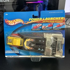 Vintage Hot Wheels Power Launcher Mattel 1997 Yellow 57 Chevy B20 - Picture 1 of 2