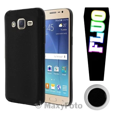 CUSTODIA SILICONE BACK CASE FLUO COVER GEL GLITTER ULTRA SOTTILE LG G3 S NERA - Immagine 1 di 4