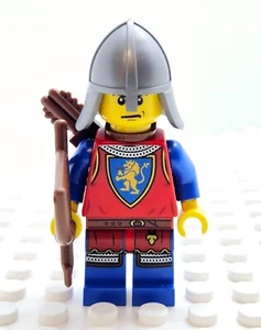 Lego Castle New Lion Crusader Knight Archer Fully Equipped (1 Figure) - Picture 1 of 4