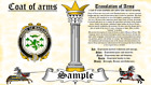 Macgaary-Midgery Escudo De Armas Heraldry Blazonry Estampado