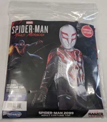 Disfraz Marvel Spiderman Miles Morales Adulto Top XL 36-38 GameStop Exclusivo Foto 1 de 4