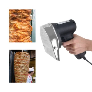 Cortadora de Kebab Eléctrica Giroscopio Shawarma Doner Cuchillo 100mm Dentado y Hoja Redonda - Imagen 1 de 8