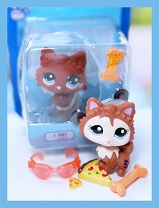 Authentic Littlest Pet Shop LPS Vtg G3 Pet #2280 and G7 Pet #60 Pomeranian Dog - Picture 1 of 11