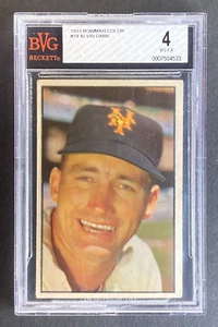 1953 Bowman Color #19 Al Dark (New York Giants) BVG 4 VG/EX ROY 1948! - Picture 1 of 2
