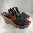 Cato Women's Sandals Wedge Black Size 7 SKU#09664
