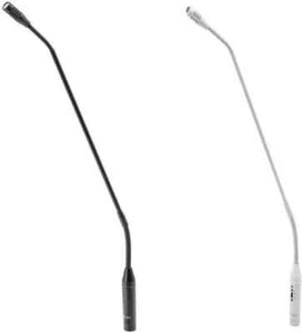 Helvia Niere Kondensator Schwanenhals Mikrofon XLR, 55 cm, schwarz/weiß - STIL 55 - Bild 1 von 4