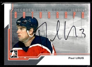 2011-12 In The Game Decades 1990s Autographs Paul Laus #A-PL - Bild 1 von 2