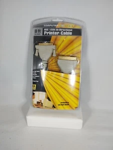 IEEE 1284 Bi-Directional Printer Cable 8' Gold Series - Picture 1 of 6